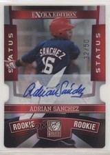 2010 Donruss Elite Extra Edition Rookie 32/50 Adrian Sanchez #195 Auto 2r8