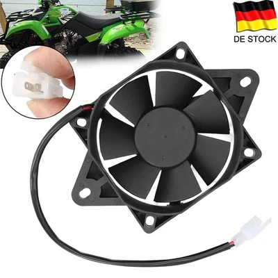 Für 150cc-250cc Motorrad Lüfter Kühlerlüfter Kühlerventilatoren Radiator Fan 12V - Bild 1 von 4