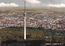 Stuttgart, Fernsehturm; Luftbild