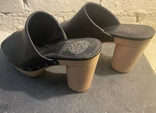 Vince Camuto Leather Clogs, Size 9M.