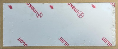 2X! MAKROLON CLEAR POLYCARBONATE SHEET 1/32'' x 5-3/4'' x 15'' (+/- 1/8'')
