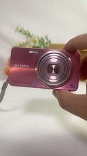 Sony Cyber-Shot DSC-W570 16MP Digital Camera 5x Optical Zoom Pink English Tested