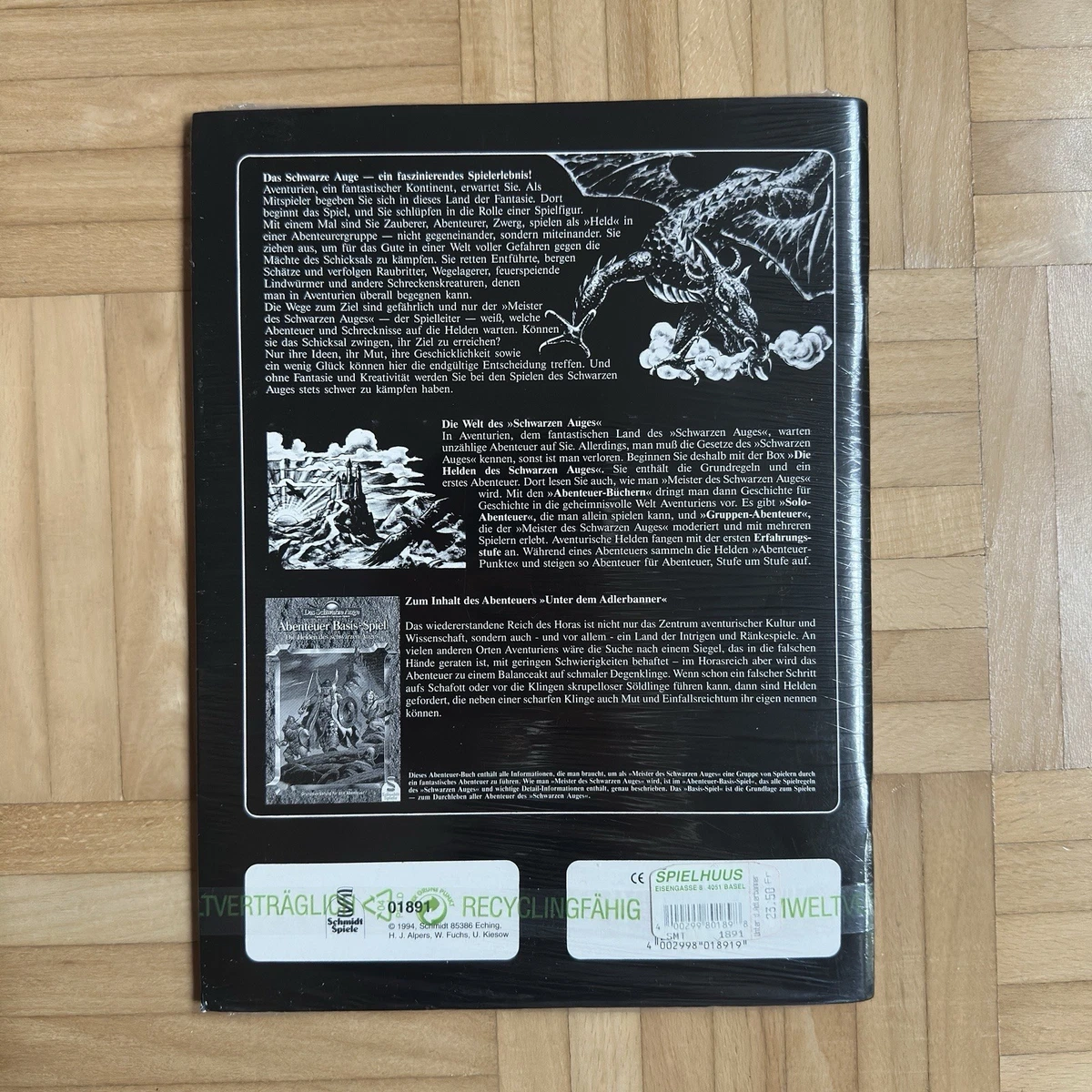 DSA Das Schwarze Auge: Unter dem Adlerbanner, Schmidt 1994 Fantasy neu Folie OVP