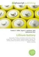 Lithium Battery Frederic P. Miller (U. A.) Taschenbuch Englisch 2026