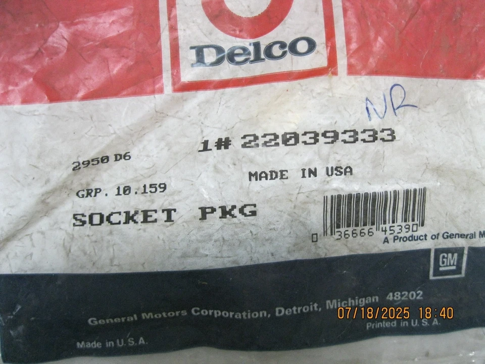 Delco 22039333 Windshield Wiper Linkage Bearing Socket Kit Foto 4 de 4