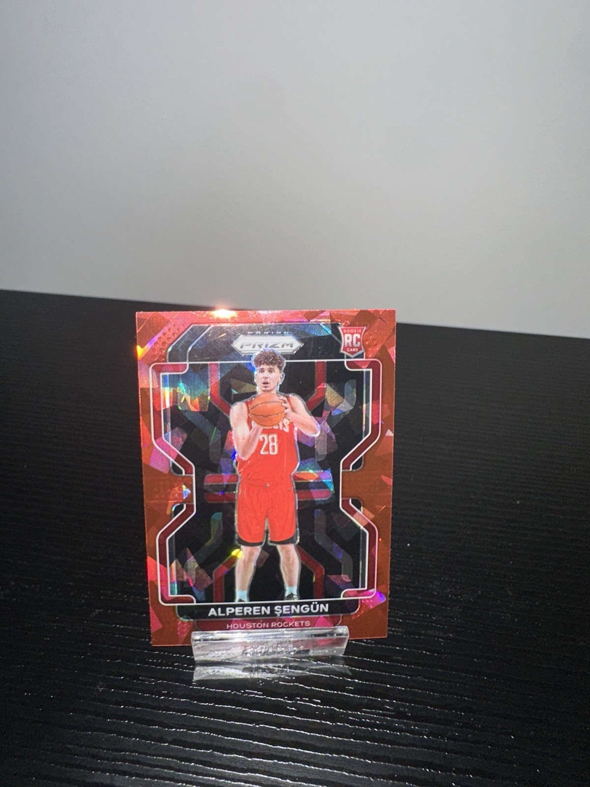 2021-22 Panini Prizm - Alperen Sengun #318 Red Cracked Ice Prizm SP (RC)