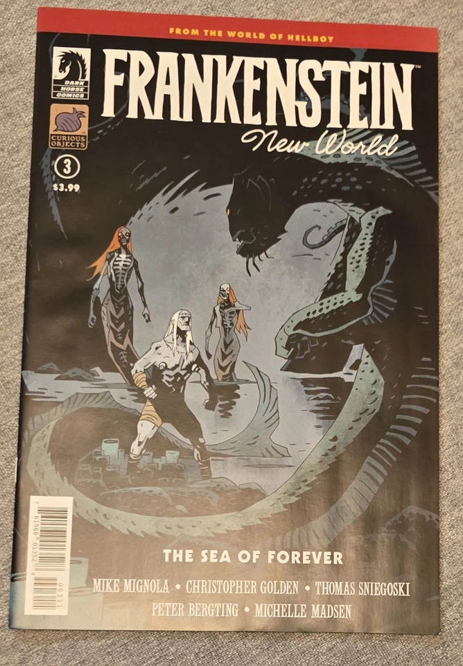 Dark Horse Comics FRANKENSTEIN NEW WORLD: SEA OF FOREVER 1 2 3 4 set Hellboy Foto 4 de 4