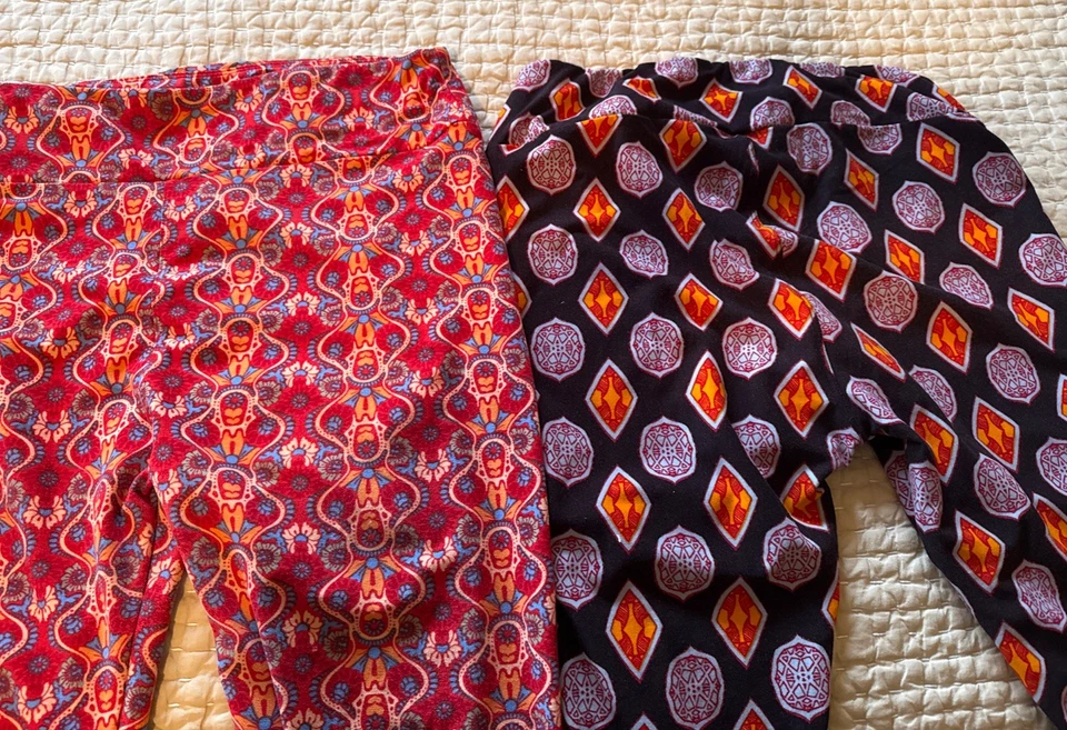 Leggings altos con curvas LuLaRoe para mujer... 4 pares por un precio... multicolor Foto 4 de 4