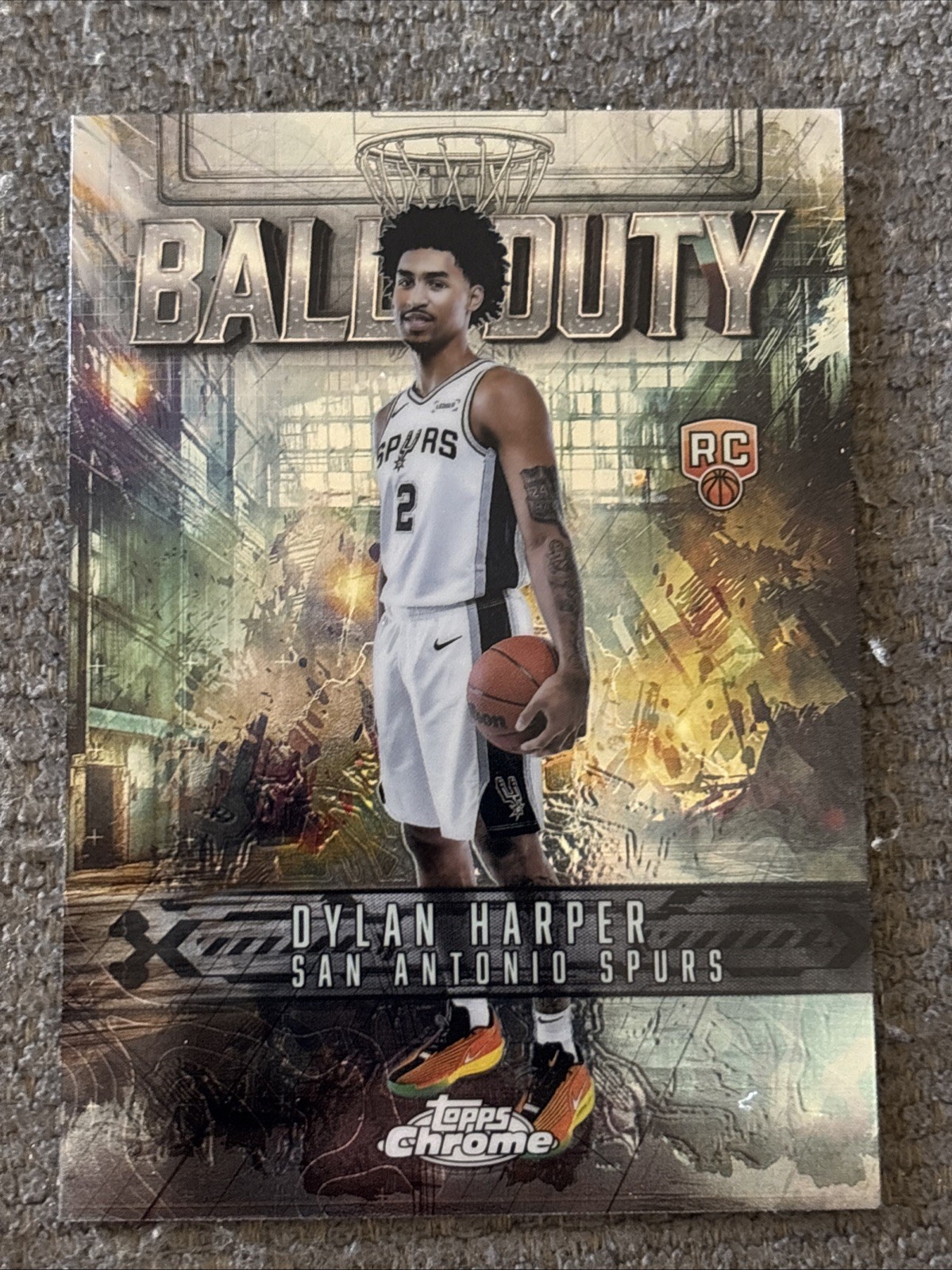Dylan Harper 2025-26 Topps Chrome RC Ball Of Duty #BD-22