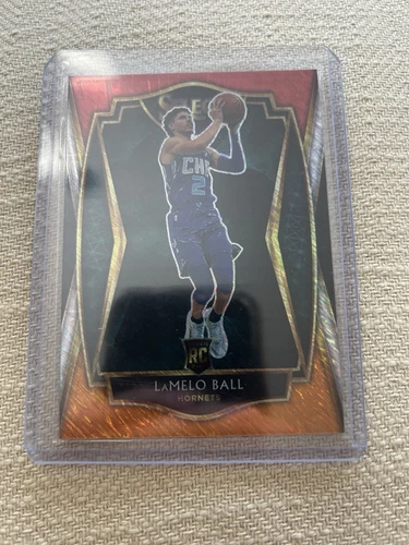 2020-21 Panini Select - Premier Level LaMelo Ball Red White Orange Shimmer (RC)