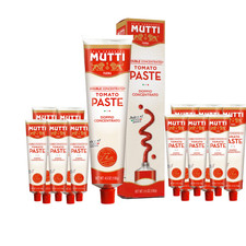 Double Concentrated Tomato Paste (Doppio Concentrato), 4.5 Oz. Tube | 12 Pack | 