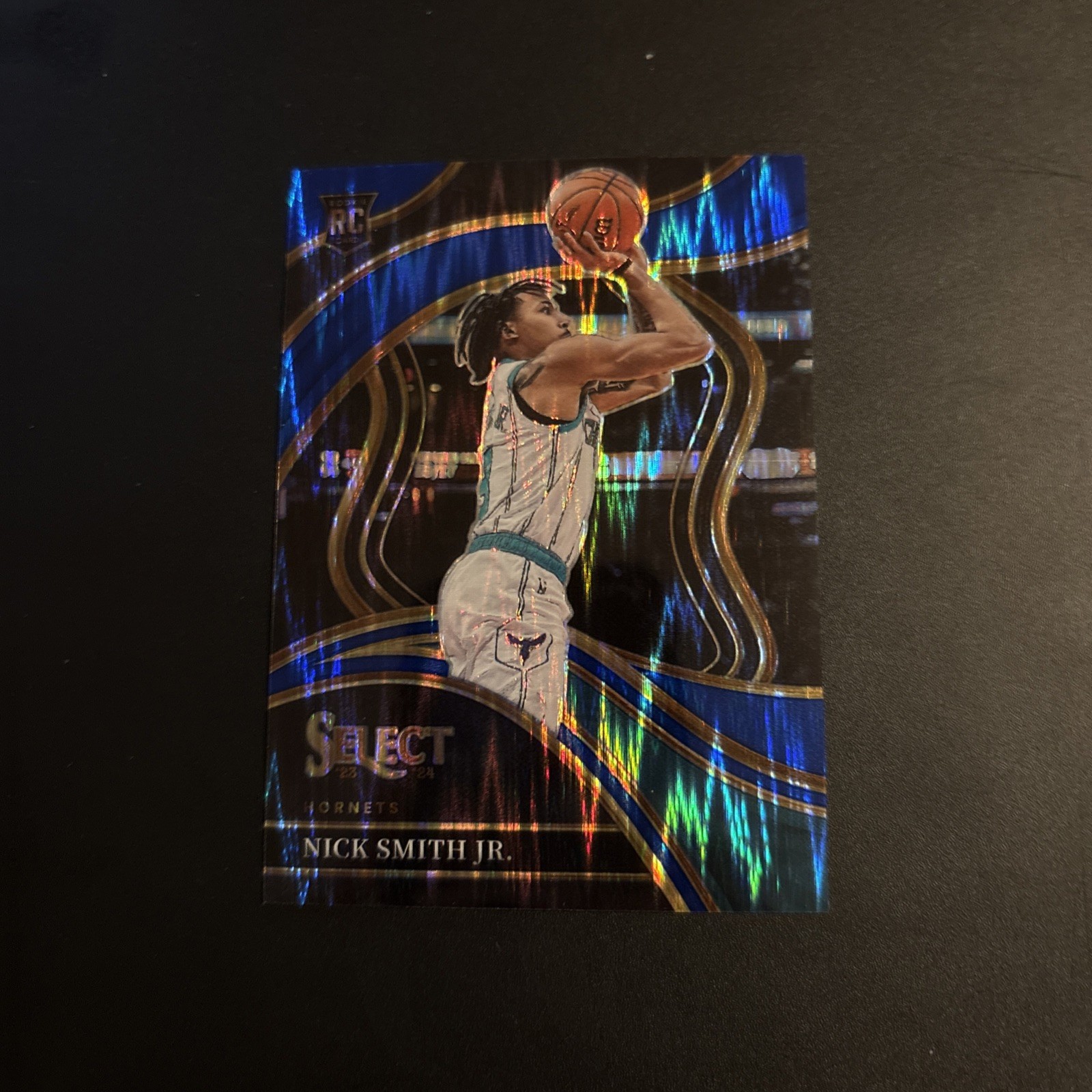 2023-24 Panini Select - Courtside Nick Smith Jr. #293 Blue Tectonic Prizm /99