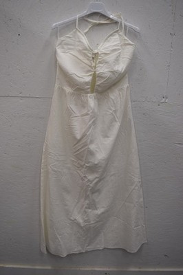 The Frolic x Lydia Kara Linen Look Halterneck Keyhole Detail Maxi Dress White XX | eBay The Frolic x Lydia Kara Linen Look Halterneck Keyhole Detail Maxi Dress White XX | eBay