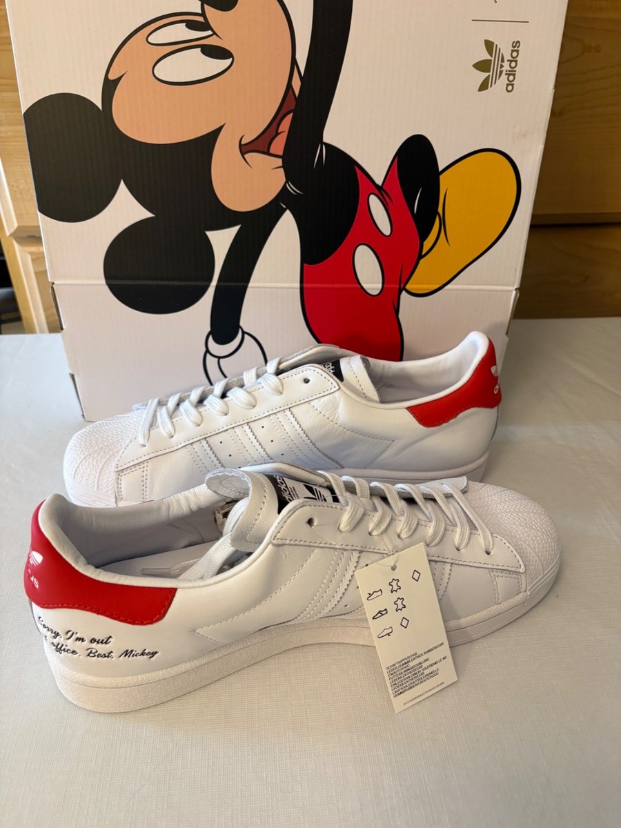 New adidas Disney x Superstar Mickey Mouse FW2901 US Men 10 | eBay