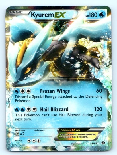 Kyurem EX 38/99 ~ English Near Mint