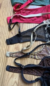 Victoria&rsquo;s Secret Bra Lot of 8 Sz 38D~Lace~All Wires~Solids~Mesh~Mixed Styles
