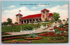 Postcard MO St Louis Rest House Forest Park Posted 1942 Linen Vintage PC M6553