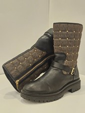 MICHAEL Michael Kors Layton Studded Quilted Leather Boots Women’s Size 11