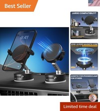 Universal Vacuum Suction Phone Mount with Clamp - Versatile Holder for Car Gym