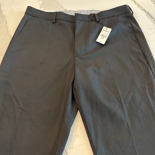 Express Extra Slim Stretch Dress Pants Men's 32x30 Black NWT