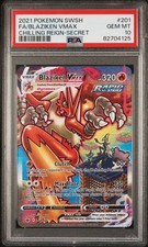 PSA 10 GEM MINT Blaziken VMAX Alternate Art Secret Rare 201/198 Pokemon Card