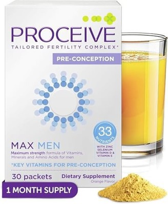 Max Tailored Fertility for Men, Pre Conception Vitamins, Minerals, and Amino ...