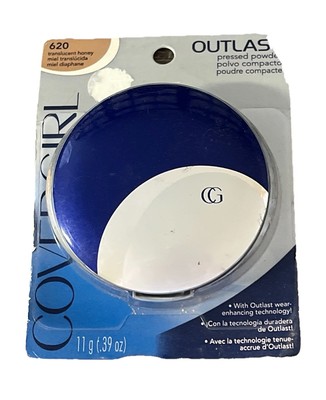 Covergirl Outlast Pressed Powder, 620 Translucent Honey, Oil-Free - NOS