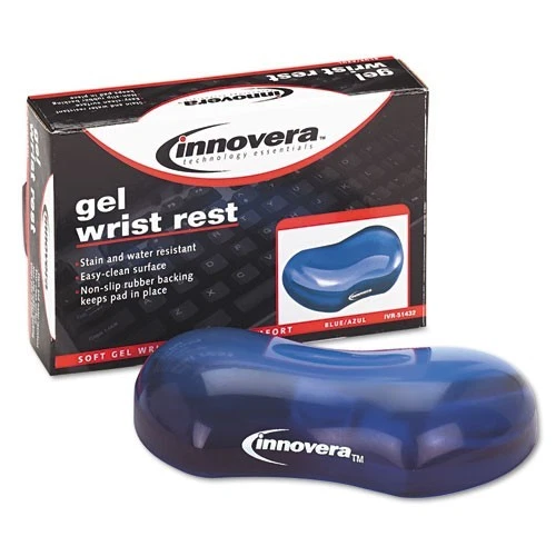 Innovera 51432 Gel Mouse Reposamuñecas, 4,75 x 3,12, Azul, Paquete de 6 Foto 2 de 2