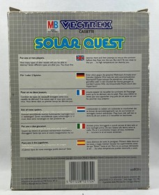 MB Electronics (1983) - Vectrex Video System - Solar Quest Cassette (in box Fr