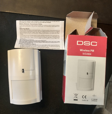 DSC WS4904P Wireless PIR Motion Sensor, pet immune, w/ Battery, WS4904 Brand New