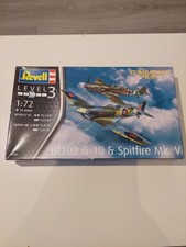 Revell 03710 Combat Set Messerschmitt Bf109G-10 & Spitfire Bausatz 1:72 Neu+OVP