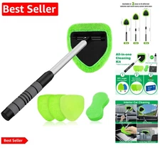 Complete Windshield Cleaning Kit: Extendable Tool for Cars, Trucks, RVs & Homes