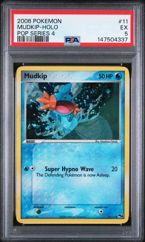 Mudkip [Holo] - Pokemon POP Series 4 #11 PSA 5.0