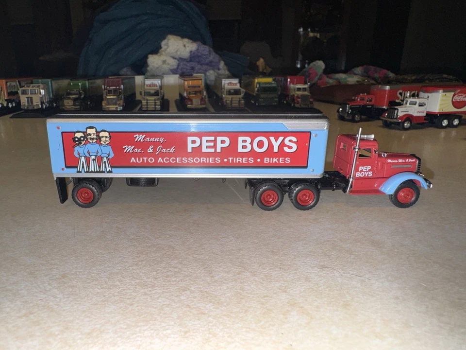 Remolque tractor Matchbox/Dinky, Pep Boys, 1939 Peterbilt, ¡MIRA! Foto 3 de 4