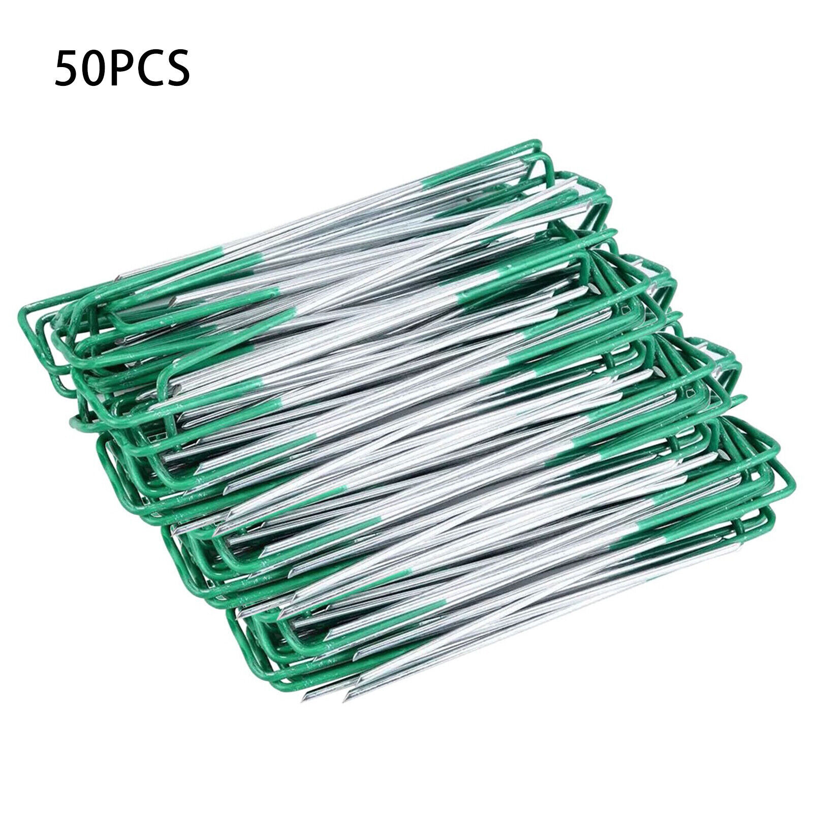 20100PCS Garden Netting Pegs Stakes Staples Securing Lawn U Shaped