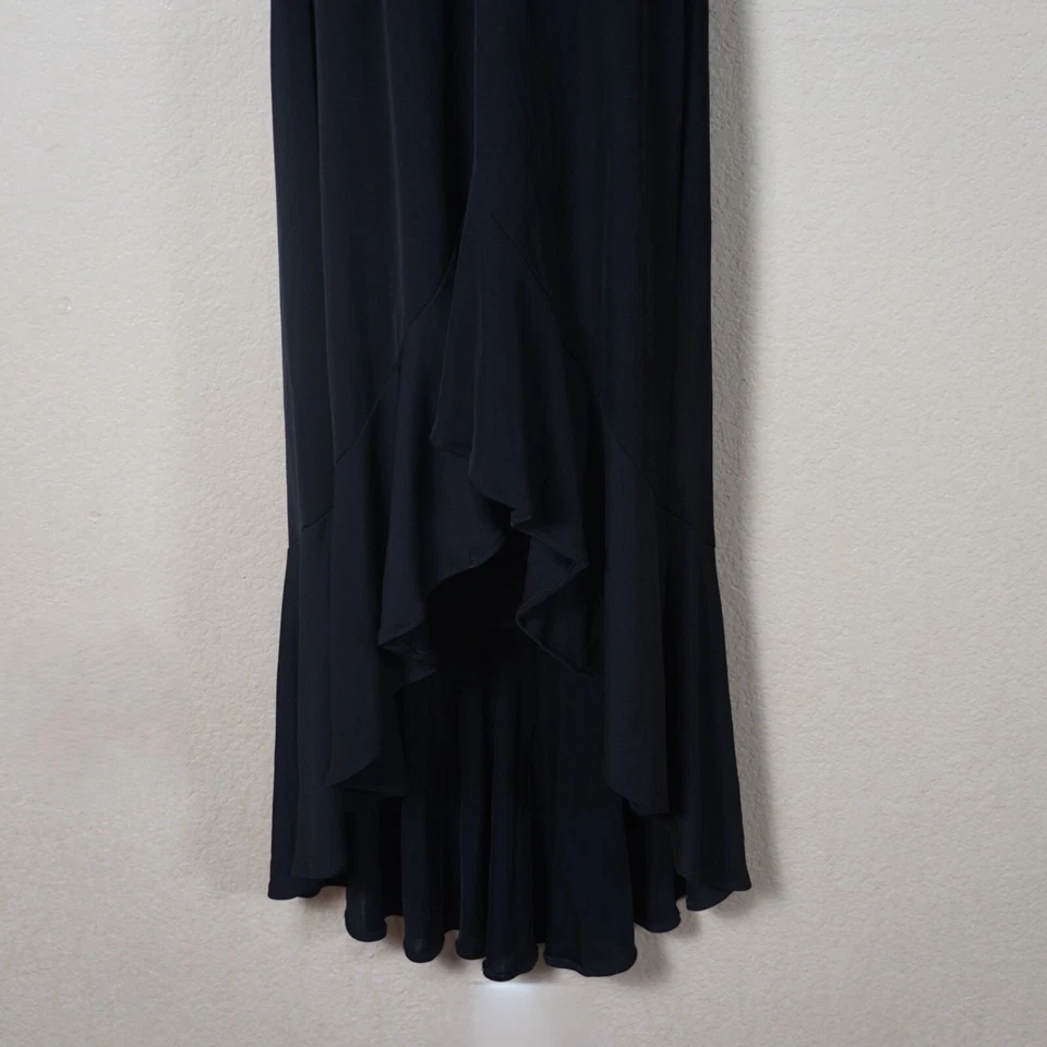 JS Boutique Womens Y2k Fairy Flower Embroidered High Low Hem Dress Whimsygoth 10 - Image 4 of 4