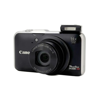 Canon PowerShot SX230 HS Digital Camera 12.1MP 14x Optical Zoom