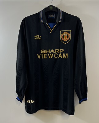 Manchester United Player Issue Cantona Away Football Shirt