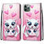thumbnail 2  - Love Cat Flip Wallet Phone Case For iPhone Samsung LG ZTE BQS Asus Motorola Sony