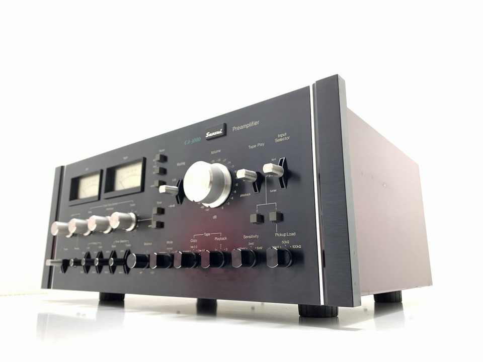 Préamplificateur Stéréo Vintage CANTON EC-P1 - High End Allemand - Fini Analog - Fonctionnel