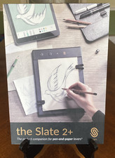 ISKN The Slate 2 Pencil  Paper Graphic Bluetooth Digital Tablet SLATE2PLUS