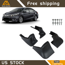 Front Rear 4pcs Splash Guards Mud Flaps Set For Toyota Corolla 2014 2015-2018 Front Rear 4pcs Splash Guards Mud Flaps Set For Toyota Corolla 2014 2015-2018