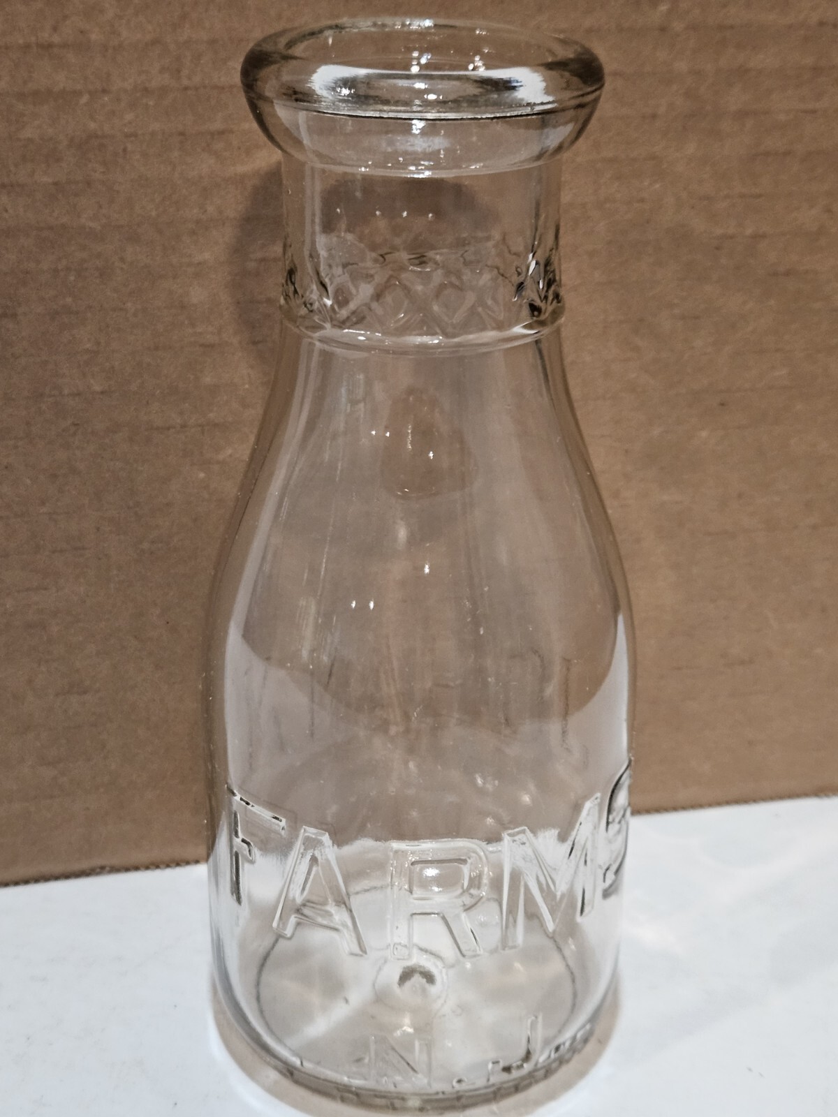 Vintage Johanna Farms One Pint Glass Milk Bottle Flemington NJ eBay