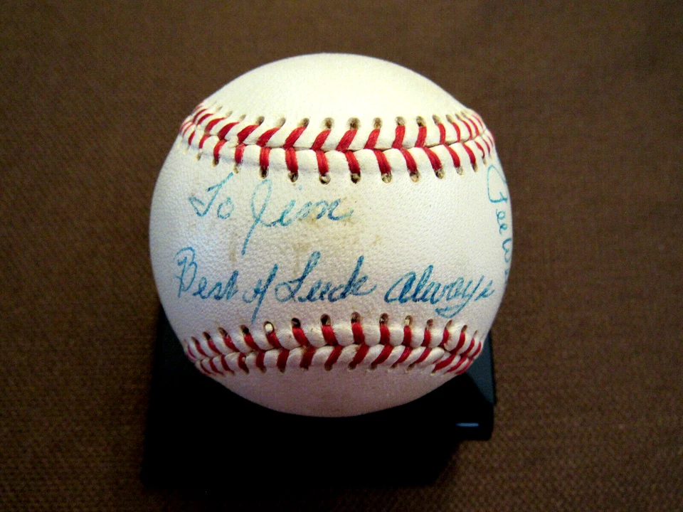 PEE WEE REESE 1955 WSC BROOKLYN DODGERS HOF SIGNED AUTO CRONIN OAL BASEBALL PSA - Image 3 of 4