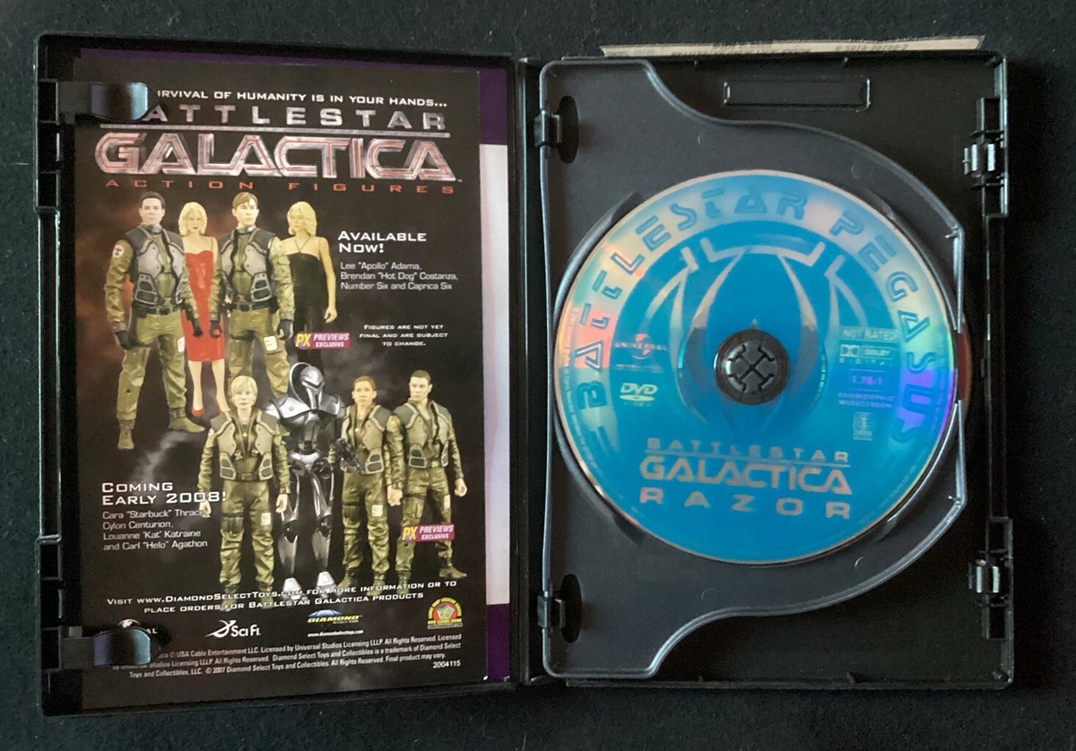 Battlestar Galactica Razor/ Miniseries (DVD, Widescreen, Unrated