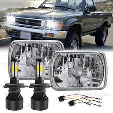 Pair 7x6 Headlight Lamp Fits Toyota Pickup 1982-1995 Tacoma 1995-1997 Pair 7x6 Headlight Lamp Fits Toyota Pickup 1982-1995 Tacoma 1995-1997