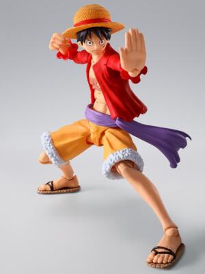 SHF ONE PIECE Monkey D. Luffy the Raid on Onigashima 18cm 7in Action Figure Doll