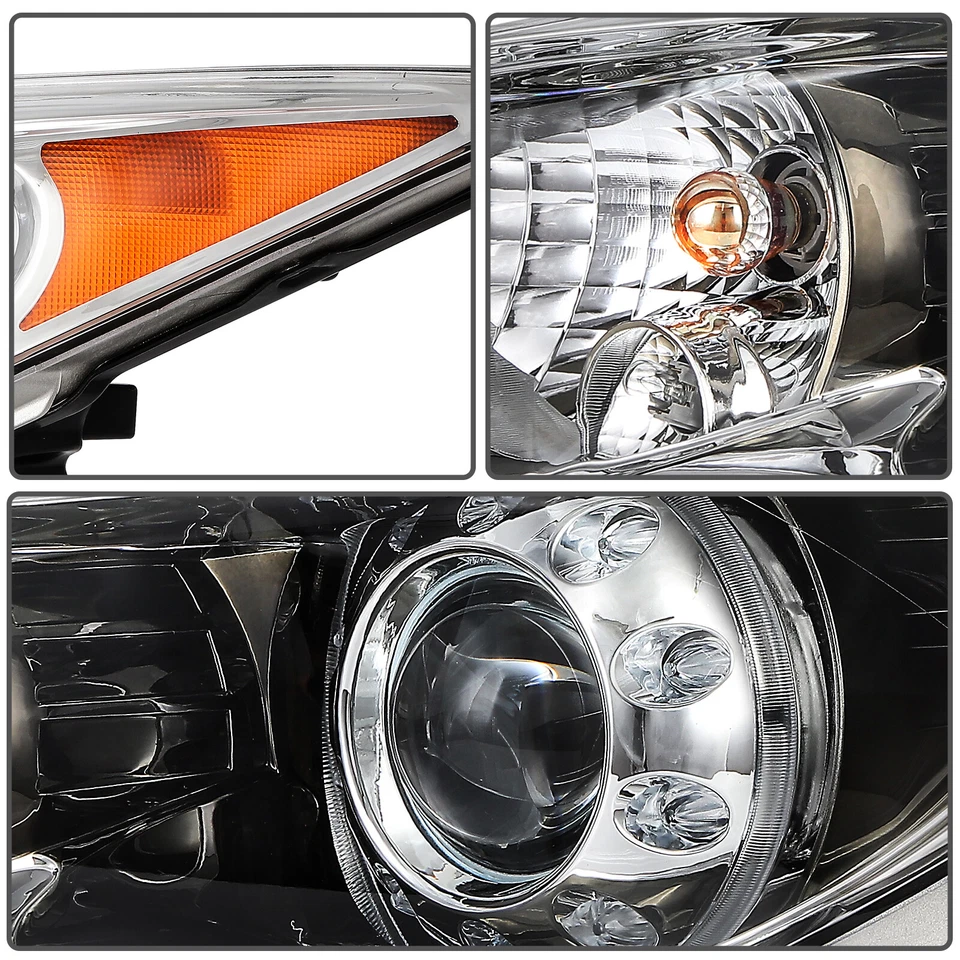 HID/Xenon Projector Headlights For INFINITI For QX60 2014-2015 Chrome Housing - Image 3 of 4