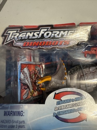 2002 Hasbro Transformers DINOBOTS - TRICERADON & SLAPPER ..NEW/SEALED! - Picture 3 of 5