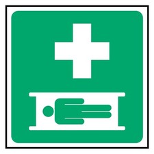 Medical Area Available First Aid Sign or Sticker | FAID0023